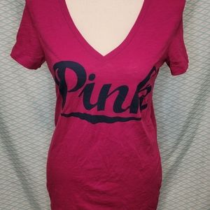 Victoria's Secret PINK 💕 XS Pink w/ Navy lettering!